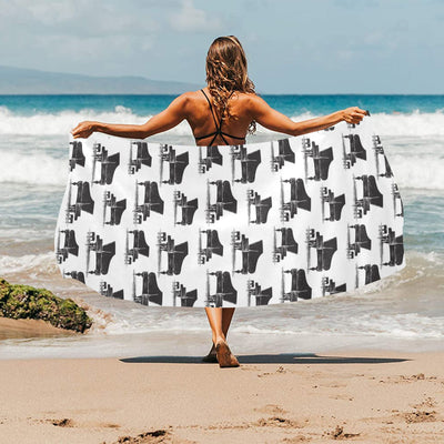 Piano Print Design LKS401 Beach Towel 32" x 71"