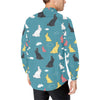 Rabbit Pattern Print Design RB014 Men's Long Sleeve Shirt