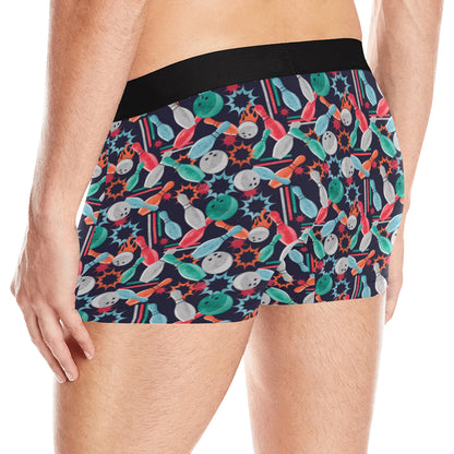 Bowling Pattern Print Design 08 Men's Boxer Briefs