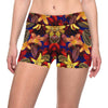 Lily Pattern Print Design LY014 Yoga Shorts