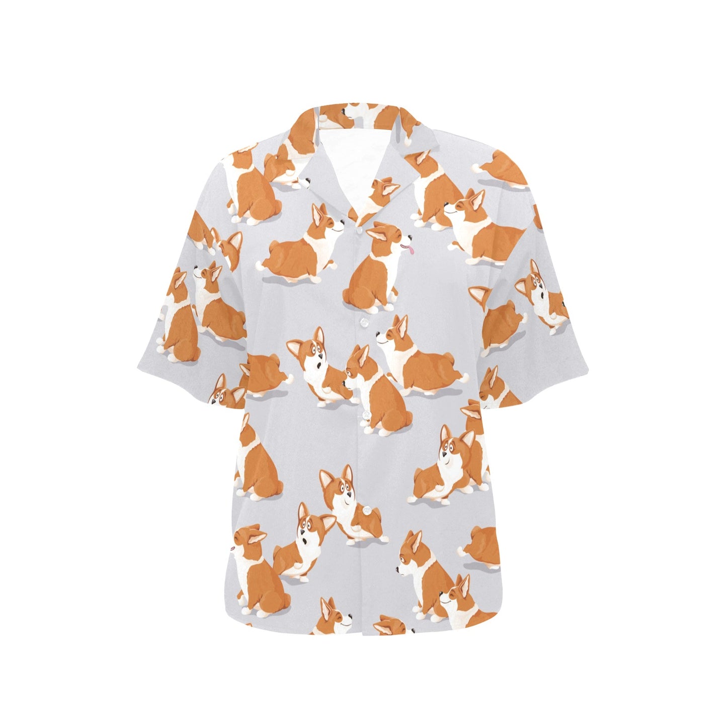 Pembroke Welsh Corgis Pattern Print Design A04 Women's Hawaiian Shirt