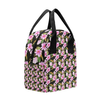 Magnolia Pattern Print Design MAG08 Insulated Lunch Bag