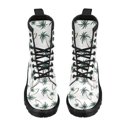 Palm Tree Pattern Print Design PT07 Women's Boots