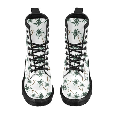 Palm Tree Pattern Print Design PT07 Women's Boots