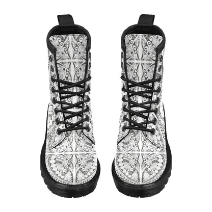 Samoan Style Print Design LKS301 Women's Boots