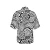 Polynesian Tribal Pattern Women's Hawaiian Shirt