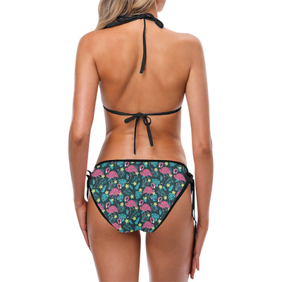 Flamingo Print Pattern Bikini