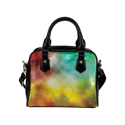Nebula Pattern Print Design A04 Shoulder Handbag