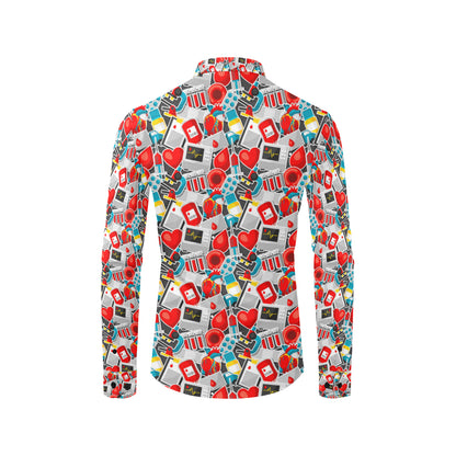Phlebotomist Medical Themed Men's Long Sleeve Shirt