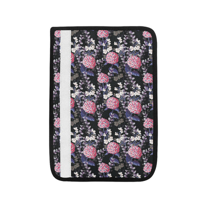 Hydrangea Pattern Print Design HD04 Car Seat Belt Cover