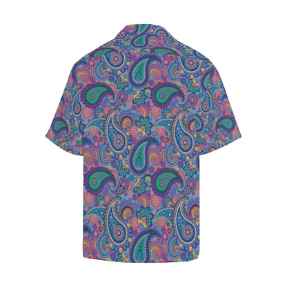 Paisley Colorful Pattern Print Design A02 Men's Hawaiian Shirt