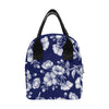 Cherry Blossom Pattern Print Design CB01 Insulated Lunch Bag