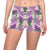 Lilac Pattern Print Design LI02 Yoga Shorts