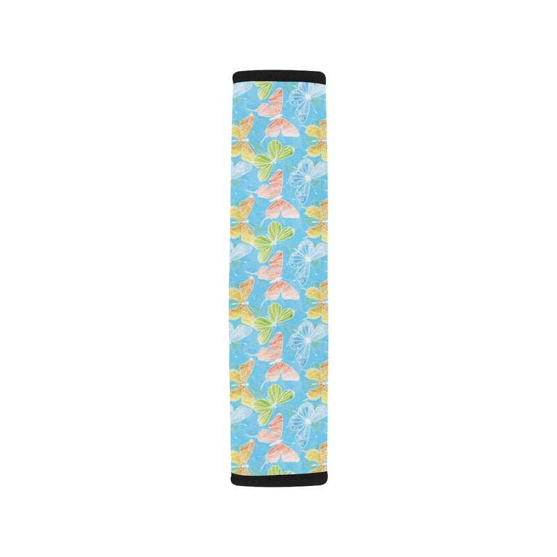 Butterfly Pattern Print Design 05 Car Seat Belt Cover