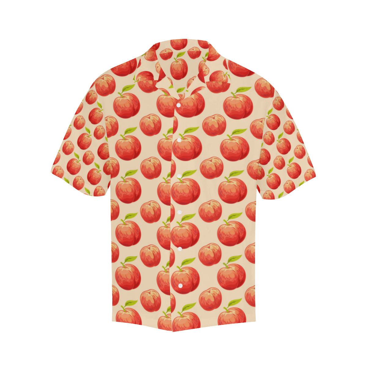 Peach Pattern Print Design A03 Men's Hawaiian Shirt