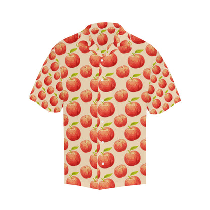 Peach Pattern Print Design A03 Men's Hawaiian Shirt