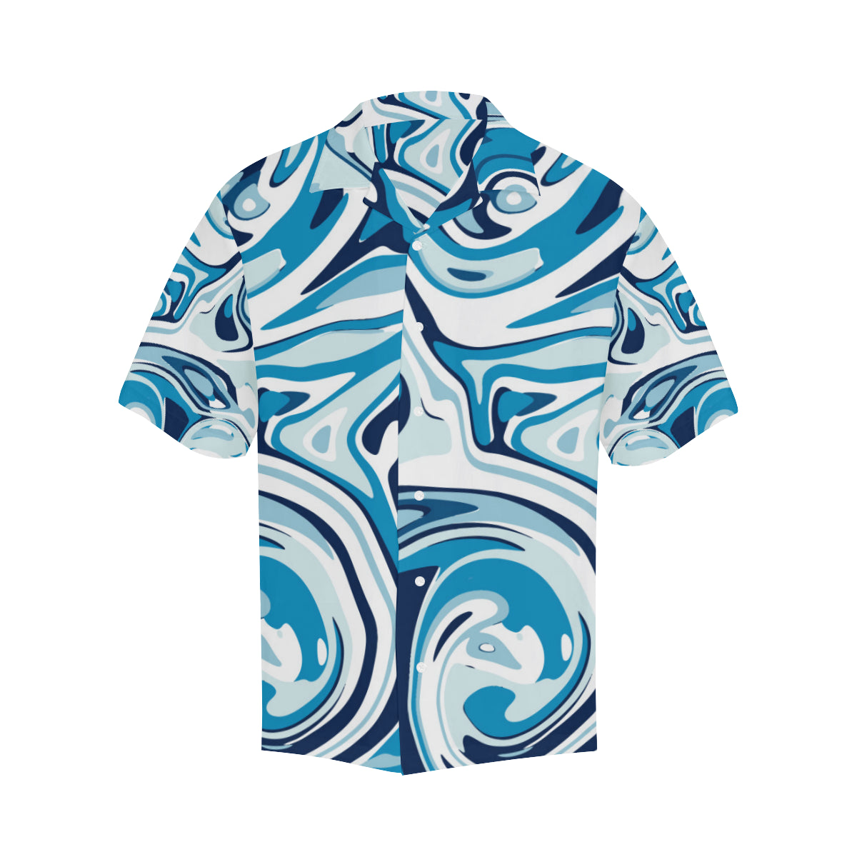 Liquid Pattern Print Design 05 Men's Hawaiian Shirt