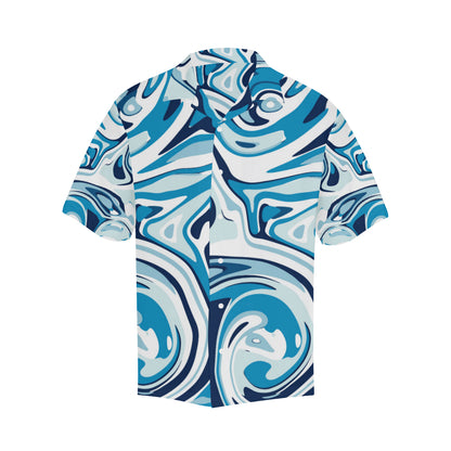 Liquid Pattern Print Design 05 Men's Hawaiian Shirt