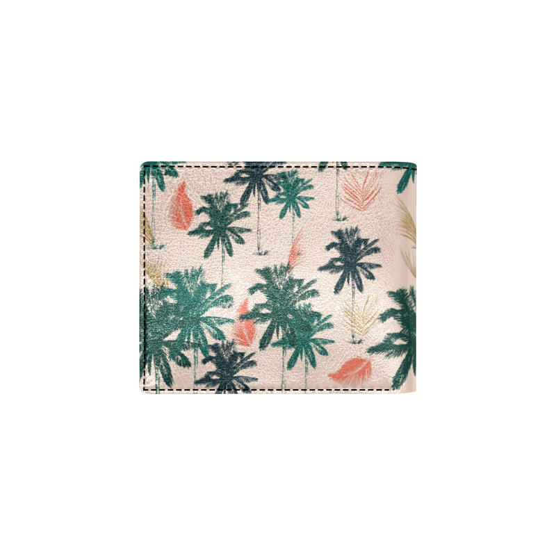 Palm Tree Pattern Print Design PT014 Men's ID Card Wallet