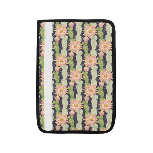 Cactus Pattern Print Design 01 Car Seat Belt Cover