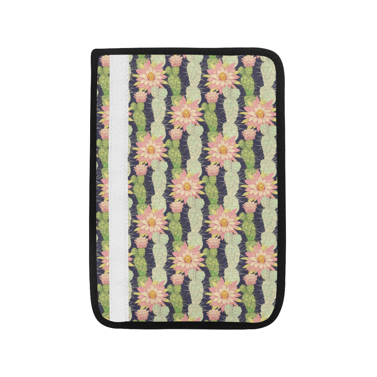 Cactus Pattern Print Design 01 Car Seat Belt Cover