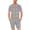 Surfboard Pattern Print Design LKS303 Men's Romper