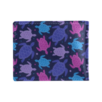 Sea Turtle Print Design LKS309 Men's ID Card Wallet