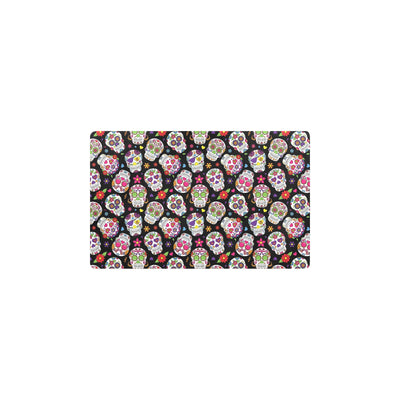 Sugar Skull Print Design LKS302 Kitchen Mat