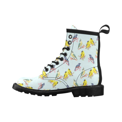 Bird Sweet Themed Print Pattern Women's Boots