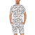 Cow Pattern Print Design 02 Men's Romper