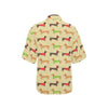 Dachshund Pattern Print Design 06 Women's Hawaiian Shirt