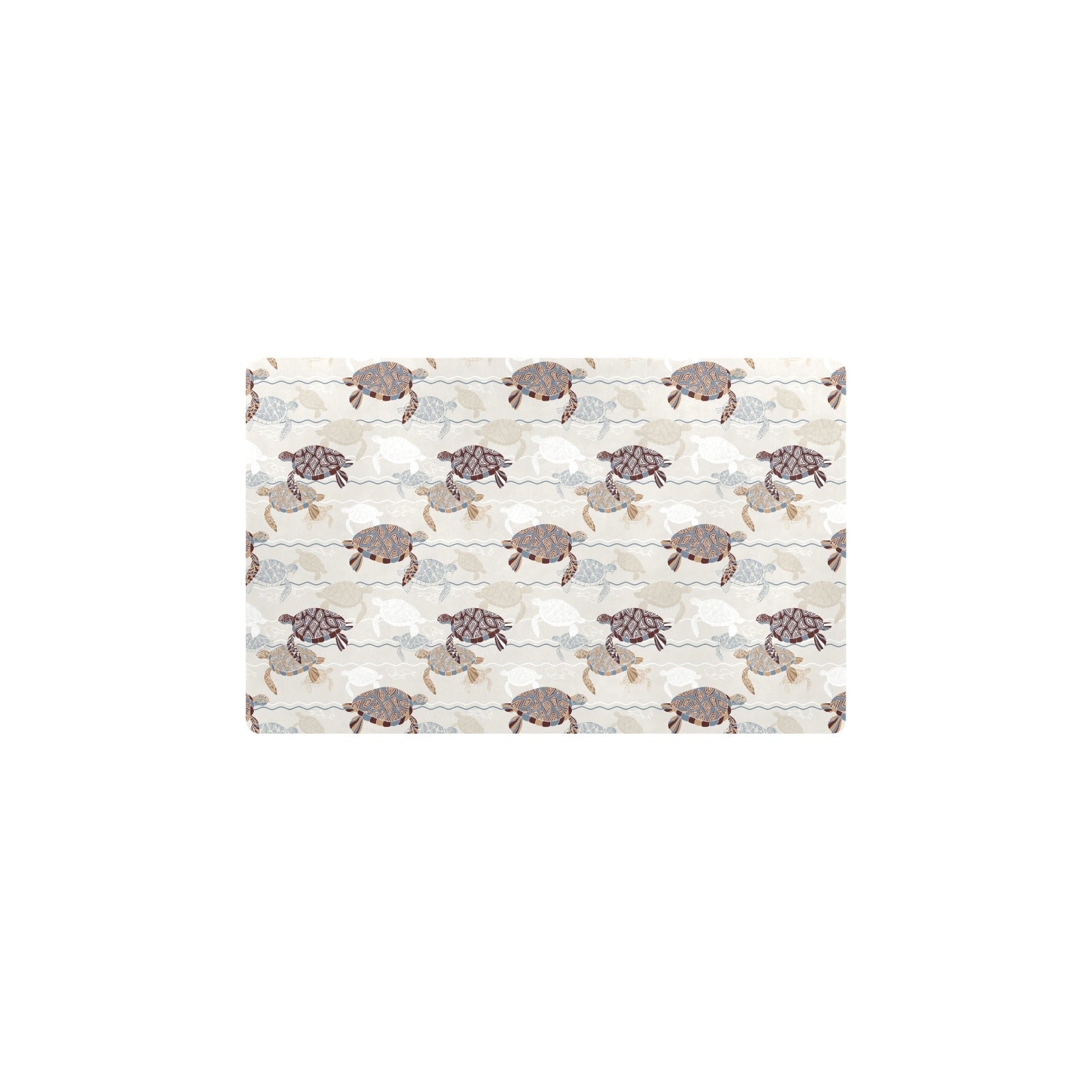 Sea Turtle Pattern Print Design T07 Kitchen Mat