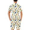 Kingfisher Bird Pattern Print Design 04 Men's Romper