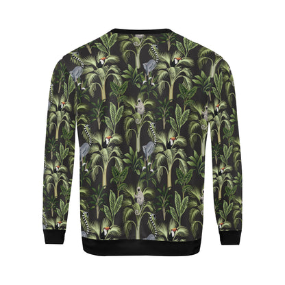 Rainforest Pattern Print Design RF05 Men Long Sleeve Sweatshirt