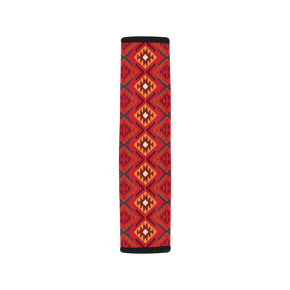 Aztec Pattern Print Design 06 Car Seat Belt Cover