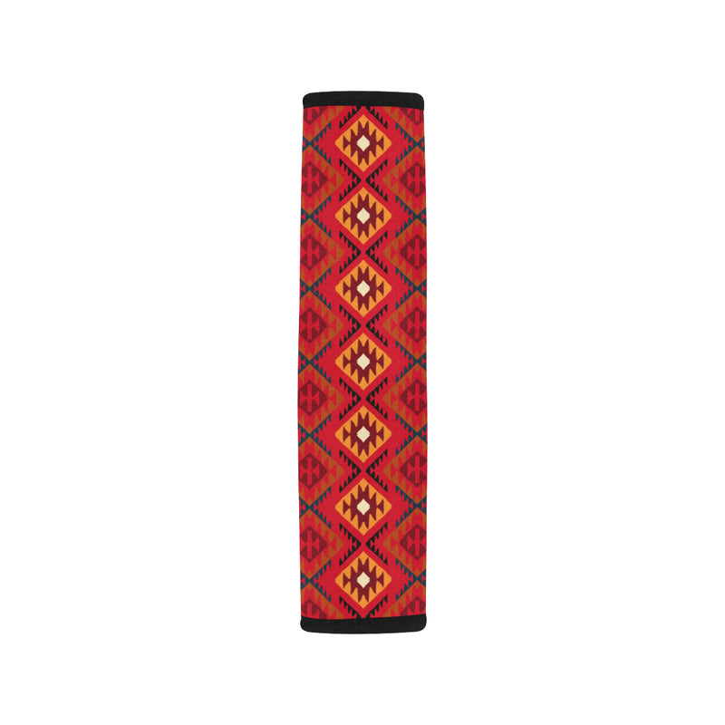 Aztec Pattern Print Design 06 Car Seat Belt Cover