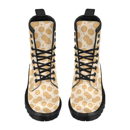Waffle Print Design LKS303 Women's Boots