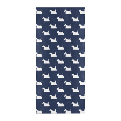 Scottish Terriers Print Design LKS303 Beach Towel 32" x 71"