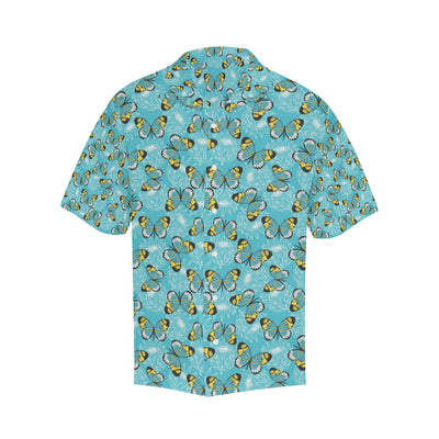 Butterfly Pattern Print Design 010 Men's Hawaiian Shirt