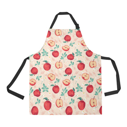Apple Pattern Print Design AP06 Apron with Pocket