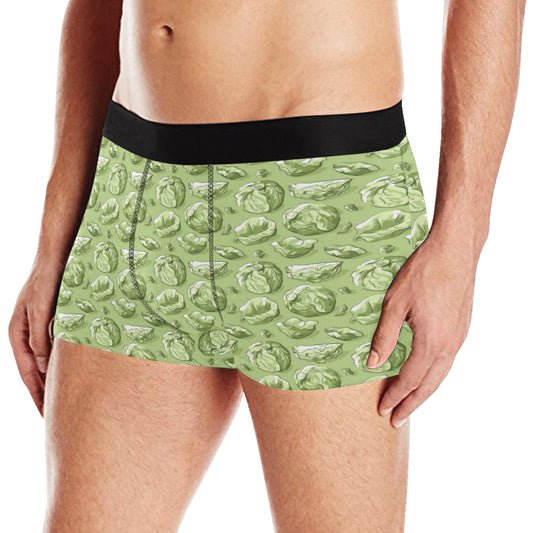 Brussels Sprouts Pattern Print Design 01 Men's Boxer Briefs