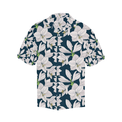 Amaryllis Pattern Print Design 01 Men's Hawaiian Shirt
