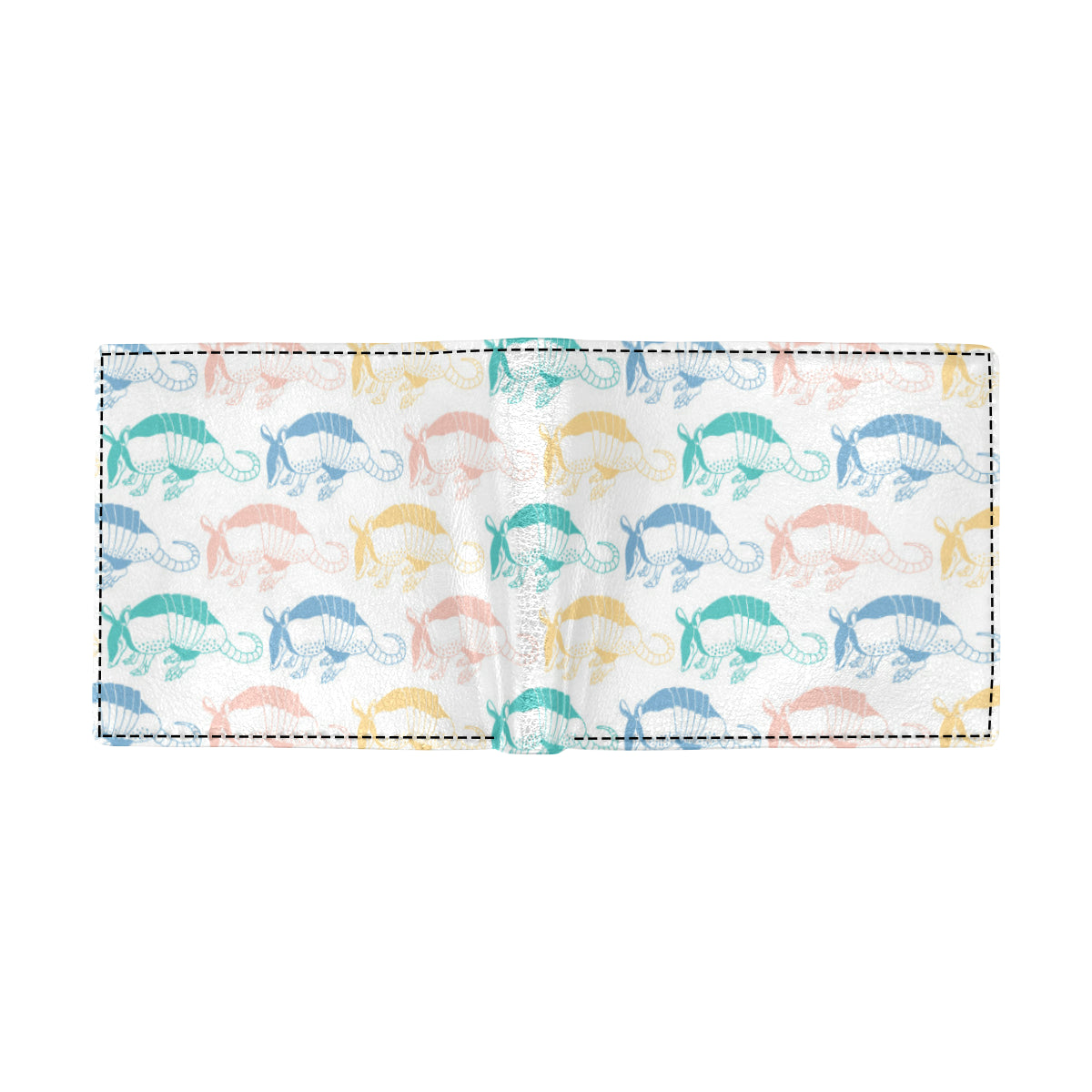 Armadillo Pattern Print Design 05 Men's ID Card Wallet