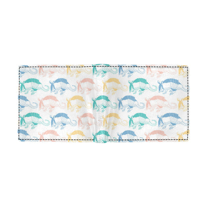 Armadillo Pattern Print Design 05 Men's ID Card Wallet
