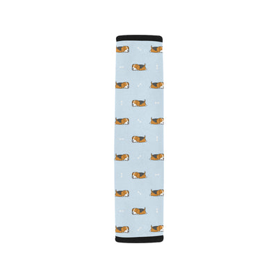 Beagle Pattern Print Design 06 Car Seat Belt Cover