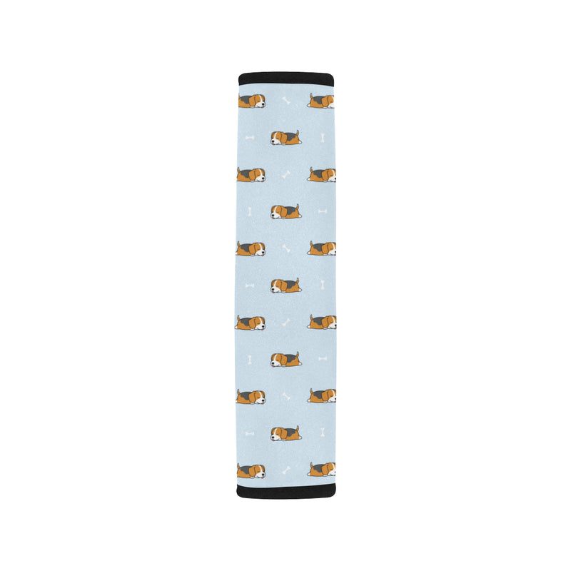 Beagle Pattern Print Design 06 Car Seat Belt Cover