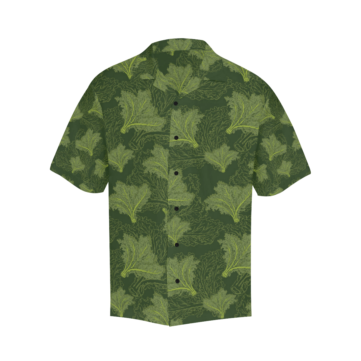 Kale Pattern Print Design 01 Men's Hawaiian Shirt