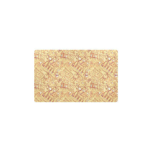 Chemical Pattern Print Design 01 Kitchen Mat