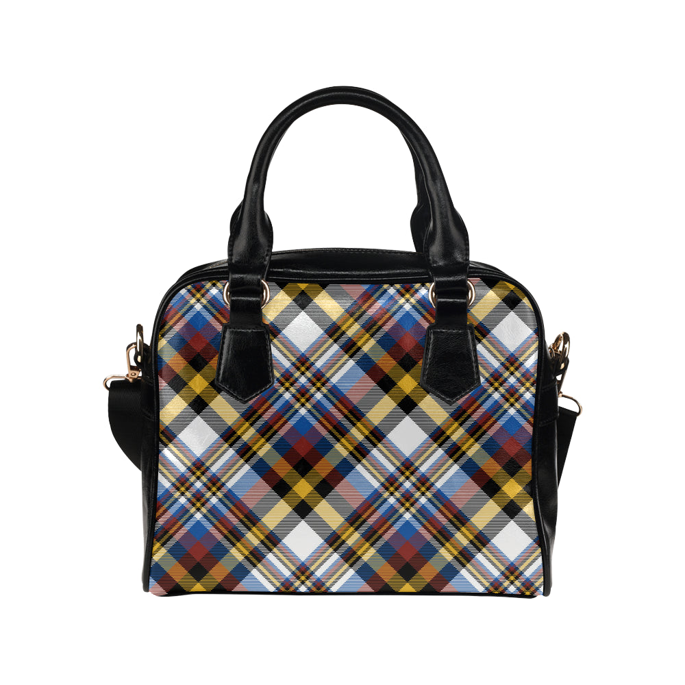 Madras Pattern Print Design 01 Shoulder Handbag
