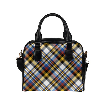 Madras Pattern Print Design 01 Shoulder Handbag